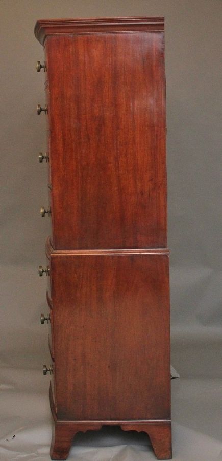 Antique Early 19th Century mahogany tallboy