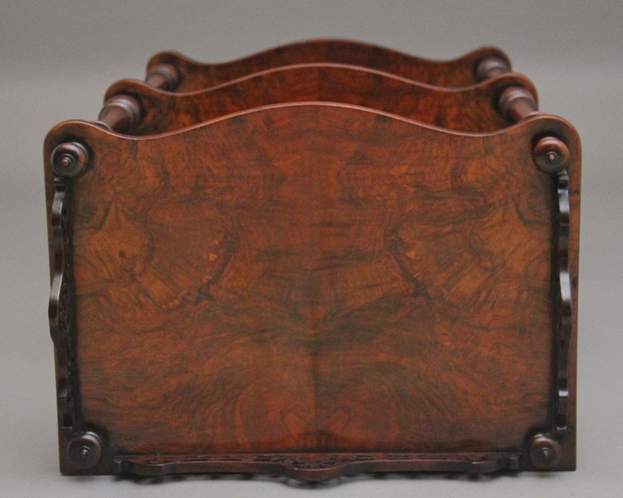 Antique 19th Century burr walnut whatnot