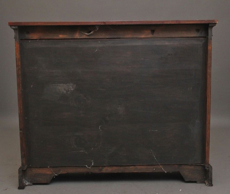 Antique 19th Century walnut and marquetry two door cabinet