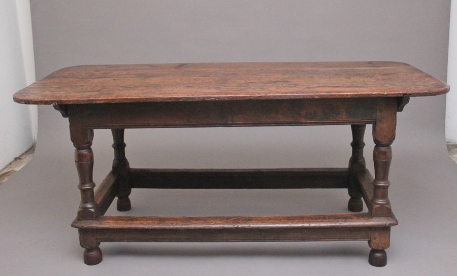 Antique 17th Century oak refectory table