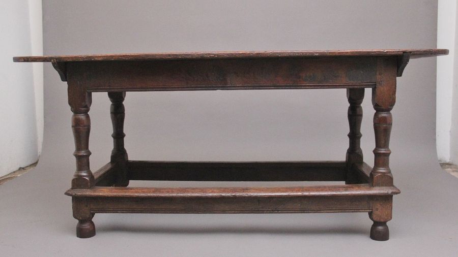 Antique 17th Century oak refectory table