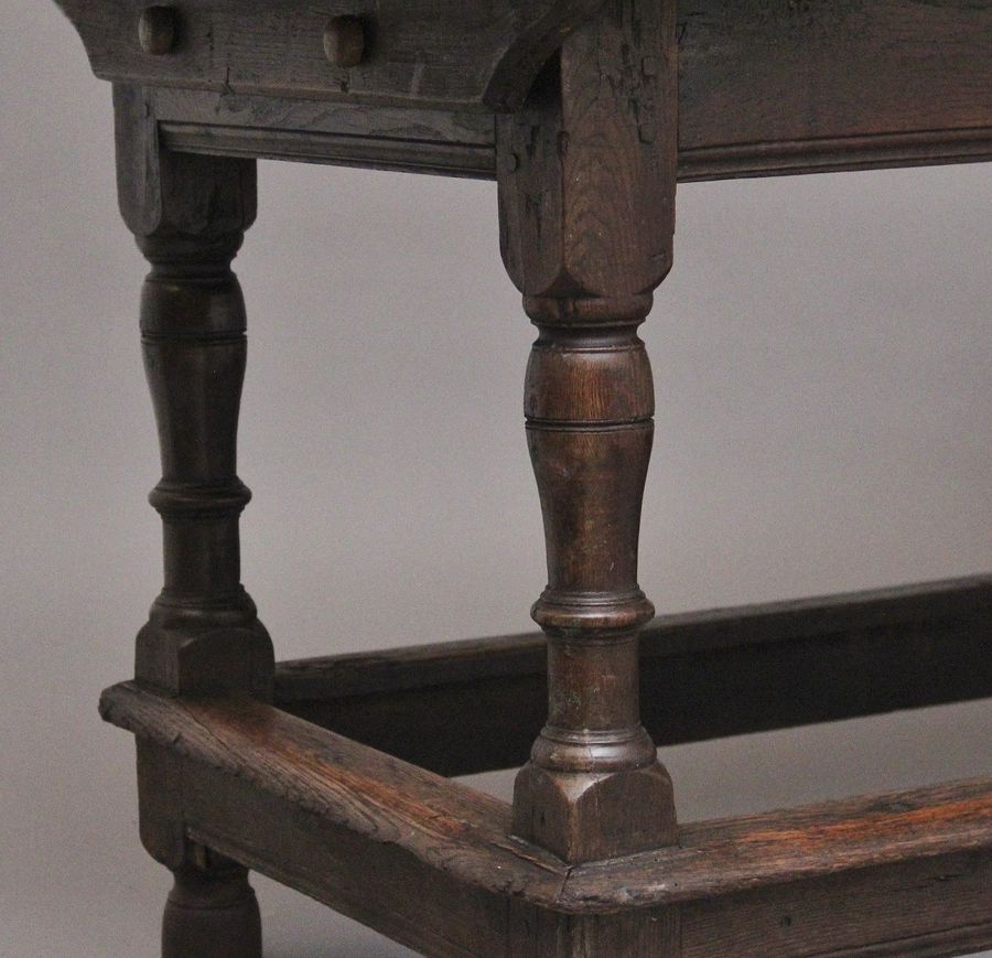 Antique 17th Century oak refectory table