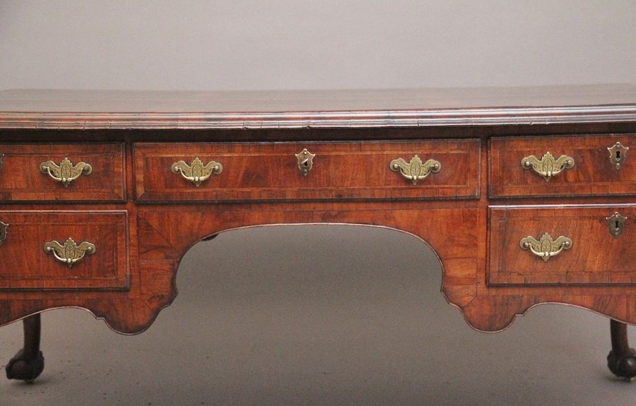 Antique 19th Century walnut partners desk