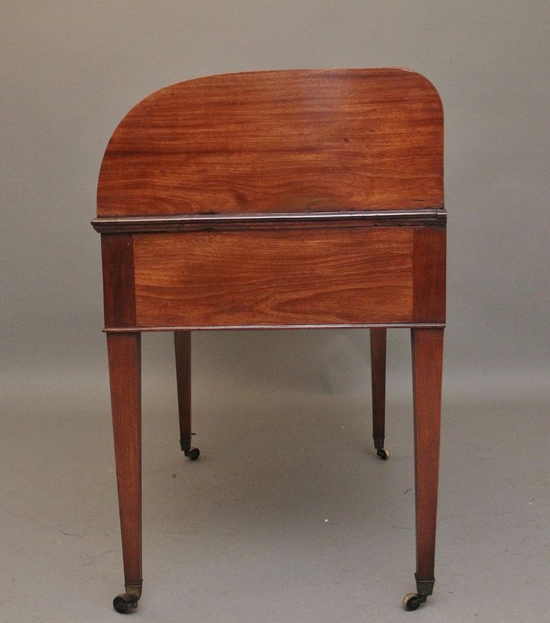 Antique Early 19th Century mahogany tambour desk