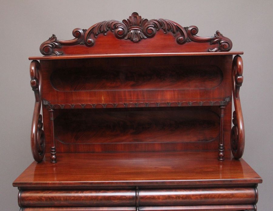 Antique 19th Century mahogany chiffonier 