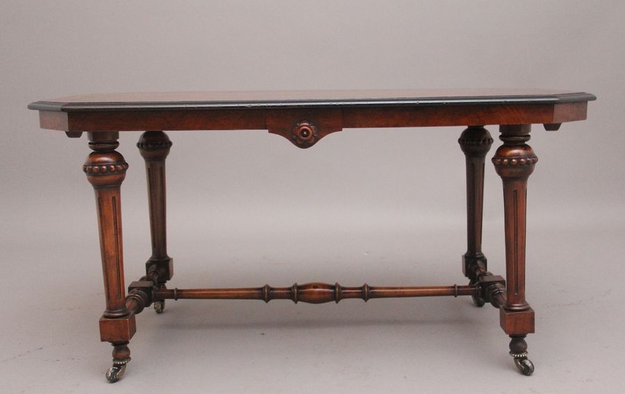 Antique Early 19th Century burr walnut coffee table