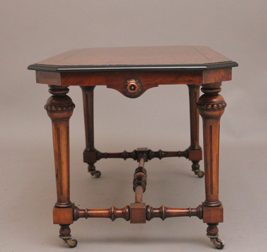 Antique Early 19th Century burr walnut coffee table