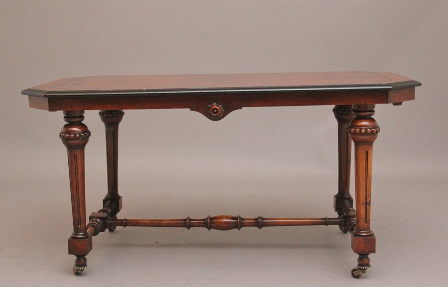 Antique Early 19th Century burr walnut coffee table