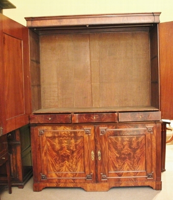 Antique Dutch press cupboard
