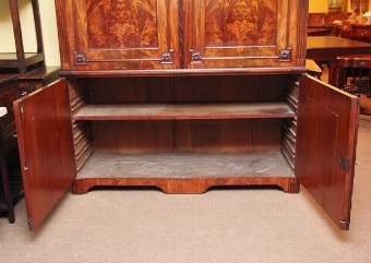 Antique Dutch press cupboard