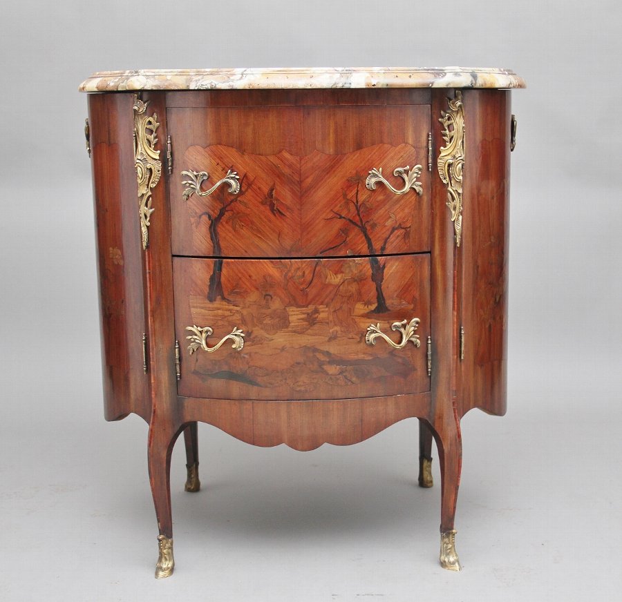 Antique Early 19th Century French marquetry cabinet