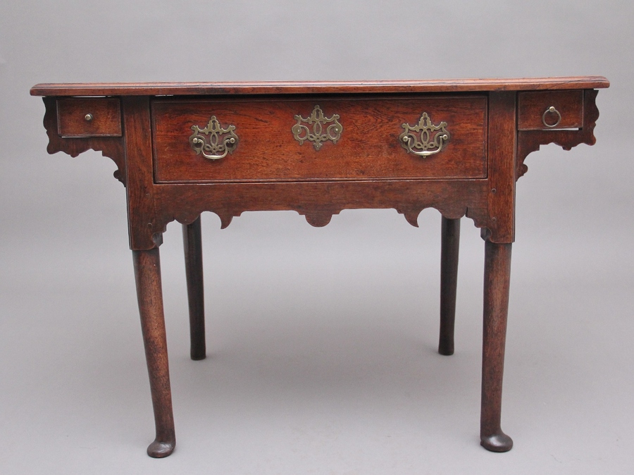 Antique 18th Century oak side table
