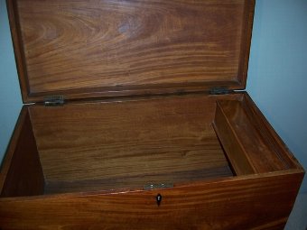 Antique Colonial Chest on Stand