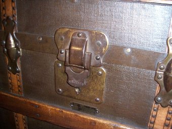 Antique American Travelling Trunk by Drucker