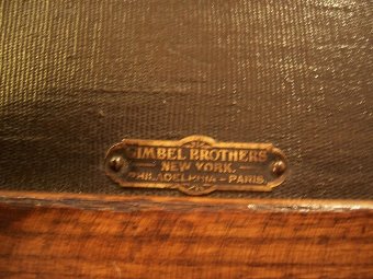 Antique American Travelling Trunk by Drucker