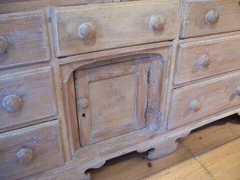 Antique Dresser Base Symcamore & Pine c.1820