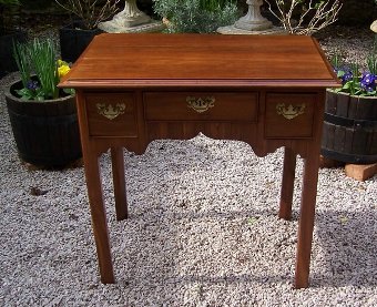 Geo III Laburnum wood Lowboy