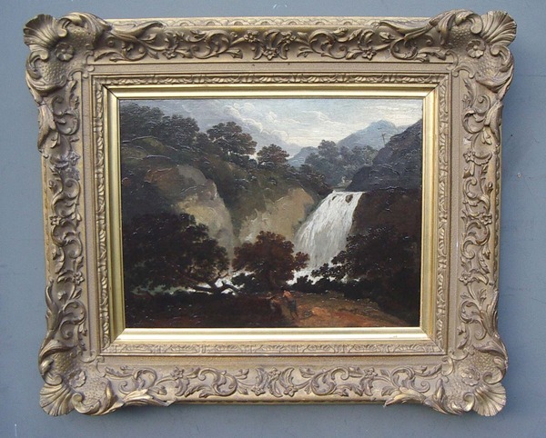 Richard Wilson R.A.(1714-1782) 'Classical Landscape' oil on canvas 