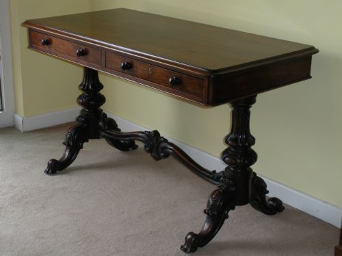 Antique Rosewood Library/Centre Table 