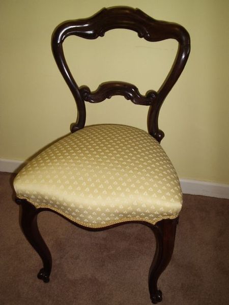 6 Rosewood Dining Chairs 