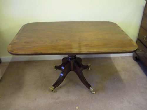 George III Regency Mahogany Breakfast Table 