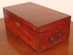 Antique Edwardian Mahogany Writing box 
