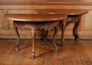 Pair 17th Century Side Tables  