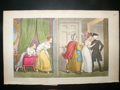 Dr Syntax by Rowlandson 1855 Wrong Lodging House