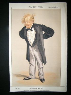 Vanity Fair Print: 1872 Charles Pelham Villiers