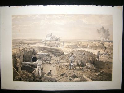 Simpson Crimea 1856 Interior of the Redan 20. Folio Pri