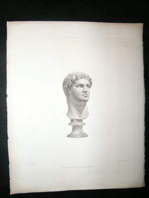 Sculpture: 1845 Head Of Nero, British Museum