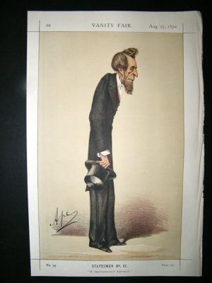 Vanity Fair Print: 1870 Henry L. E. Bulwer