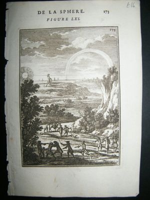 Rainbow: 1683 Copper Plate, Mallet Antique Print