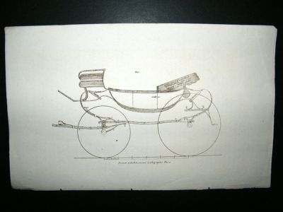 Ackermann Carriage Coaching Prints: C1875 Coll of 3