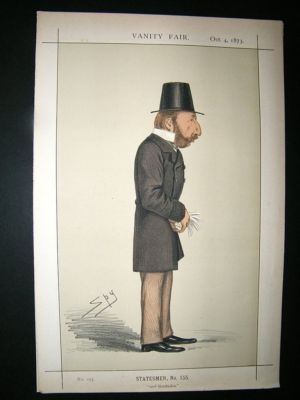 Vanity Fair Print: 1873 Lord Campbell & Stratheden