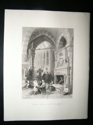Turkey: 1855 Steel Engravings, Constantinople, 2 Prints