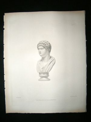 Sculpture: 1845 Bust Of Domitia? British Museum