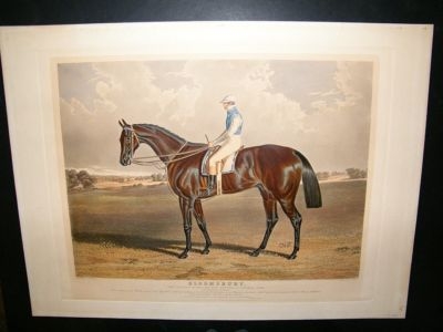 Charles Hunt after John Herring: 1839 LG Folio Horse Racing Print 