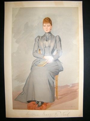 Vanity Fair Print: 1893 Victoria Mary Of Teck.