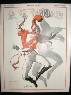 La Vie Parisienne Art Deco Print 1923 Au Bal Gavarni