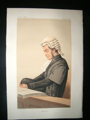 Vanity Fair Print: 1874 Henry James, Legal