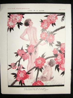 La Vie Parisienne Art Deco Print 1929 L'Amour Donne des