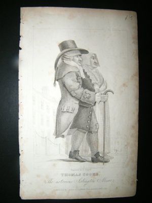 Thomas Cooke, Islington Miser:1821 Portrait.