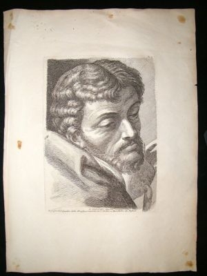 Raphael Study of Heads: 1769 Folio. S. Giacomo 4. Fidanza