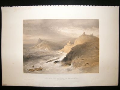 Simpson Crimea 1856 Gale off Port of Balaklava, Ships F