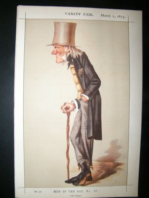 Vanity Fair Print: 1873 Professor Richard Owen