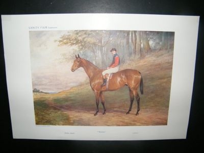 Vanity Fair Print: 1909 Minoru Horse & Jockey