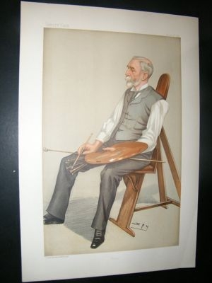 Vanity Fair Print: 1897 Presdent of the Royal Accademy