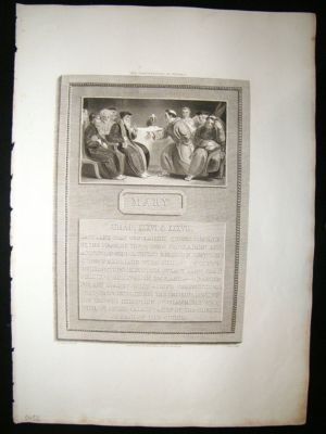Concovation at Oxford 1796 Folio Antique Print