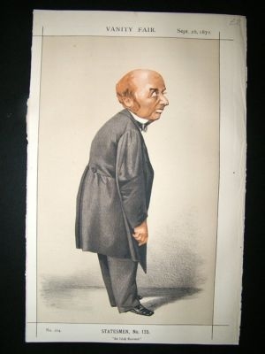 Vanity Fair Print: 1872 Colman Michael O'Loghlen, Irish